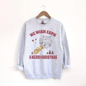 Euphonium Sweatshirt, Christmas Party Gift, Brass Instrument Shirt, Music Direct